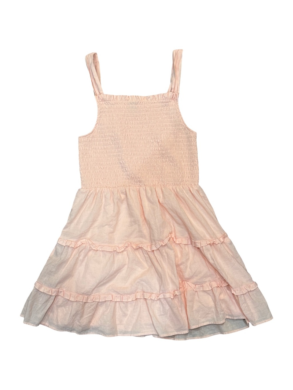 🪸🍑 wild fable Peach Coral summer Smocked Tiered Mini‎ Sundress 🍑🪸